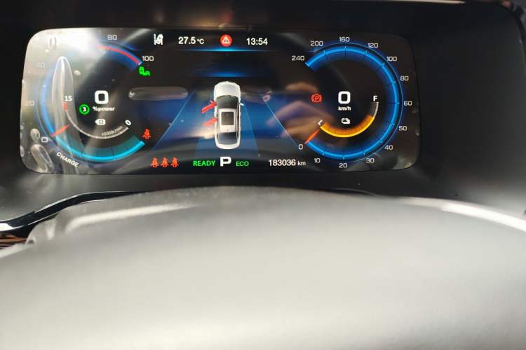 Used AION S 2019 Max 630 Odometer Close Up