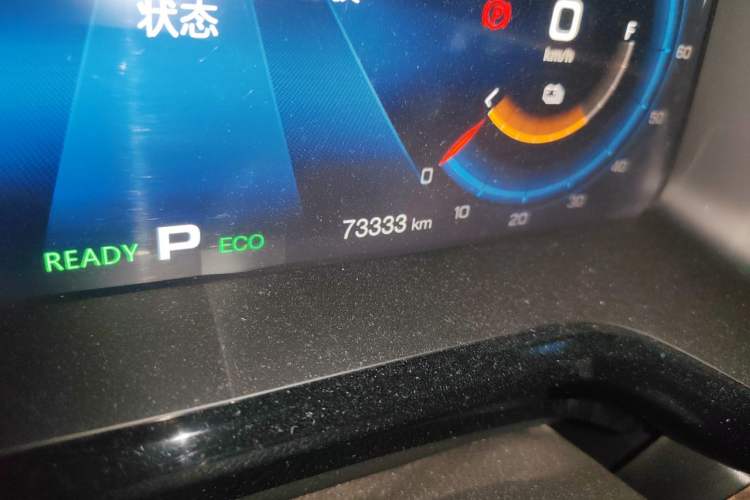 Used AION S 2019 Meizu 630 Safety Smart Drive Edition Odometer Close Up