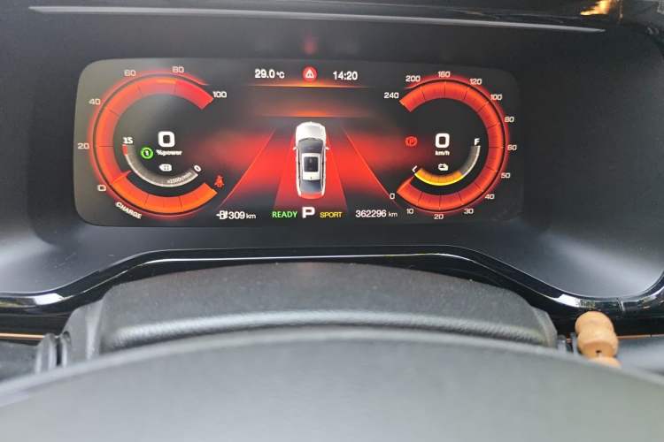 Used AION S 2019 Meizu Evo 630 Odometer Close Up