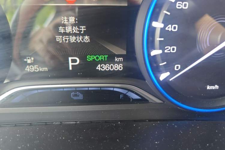 Used AION S 2019 Xuan 630 Odometer Close Up