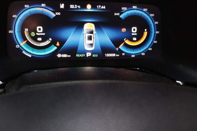 Used AION S 2019 Meizu 630 Safety Smart Drive Edition Odometer Close Up