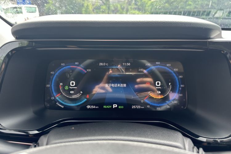 Used AION S 2019 Meizu Evo 630 Odometer Close Up