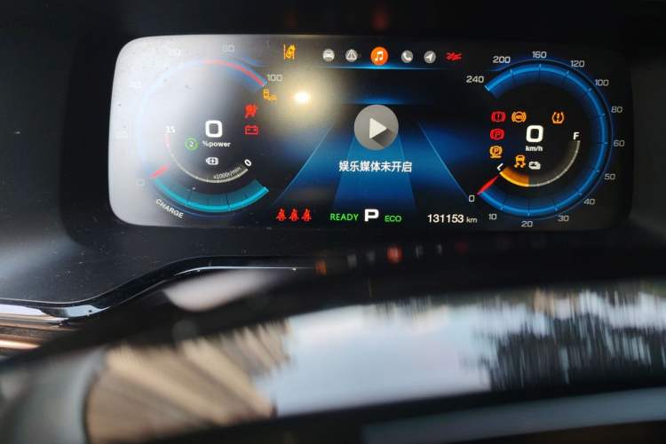 Used AION S 2019 Meizu Evo 630 Odometer Close Up