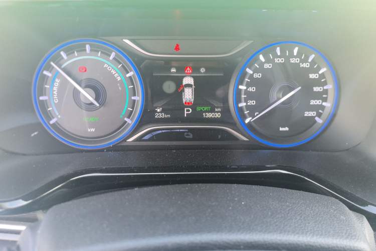 Used AION S 2019 Xuan 630 Odometer Close Up