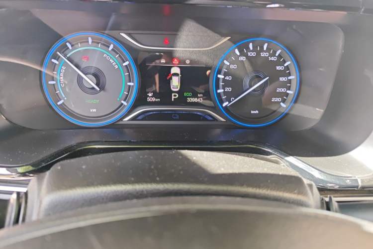 Used AION S 2019 Xuan 630 Odometer Close Up