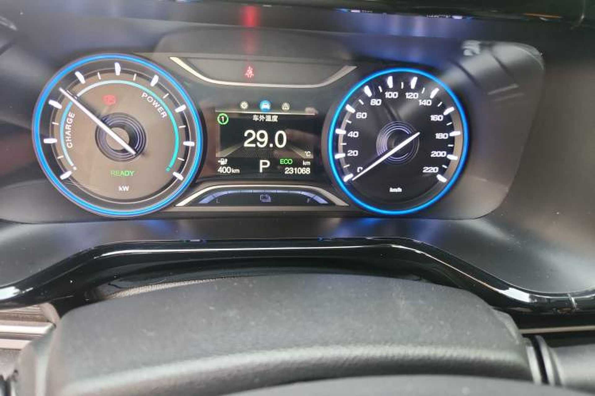 Used AION S 2019 Xuan 530 Odometer Close Up
