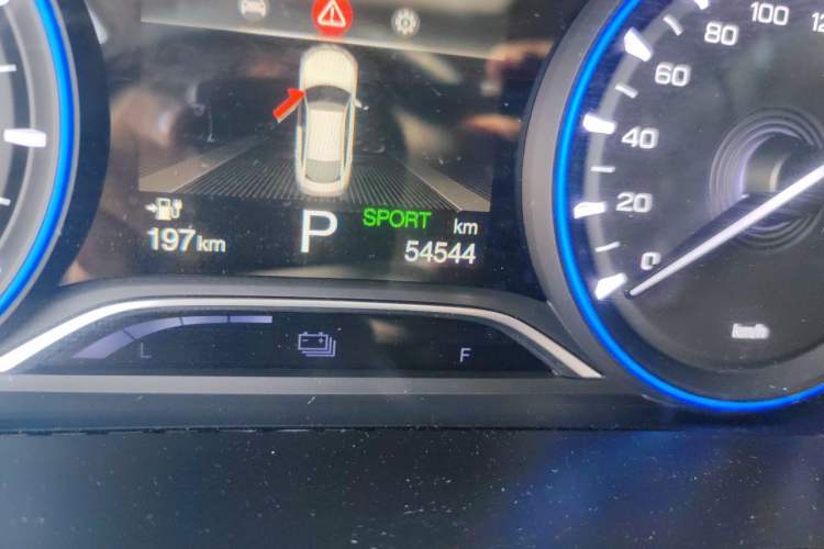 Used AION S 2019 Xuan 630 Odometer Close Up