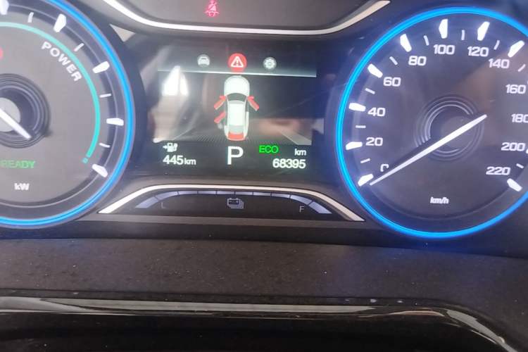 Used AION S 2020 Meizu 580 Odometer Close Up
