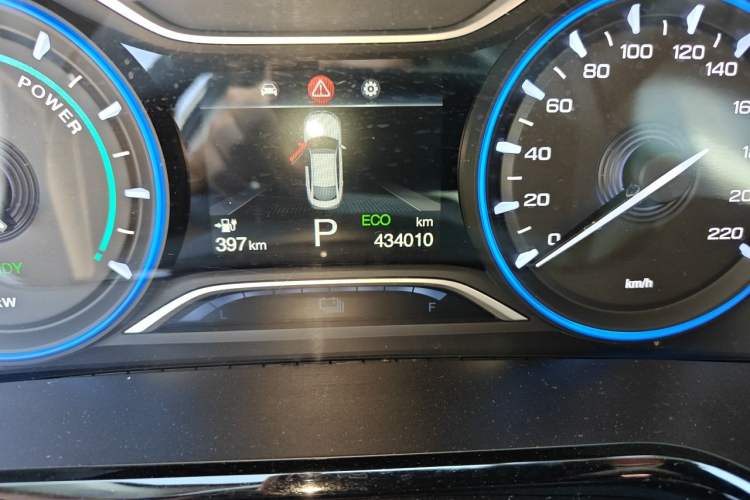 Used AION S 2020 Meizu 580 Odometer Close Up