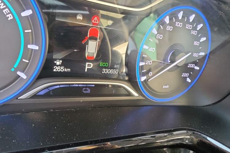 Used AION S 2020 Meizu 580 Odometer Close Up