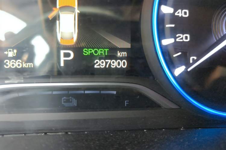 Used AION S 2020 Meizu 580 Odometer Close Up