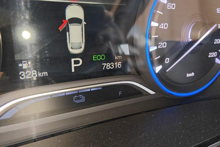 Used AION S 2020 Meizu 580 Odometer Close Up