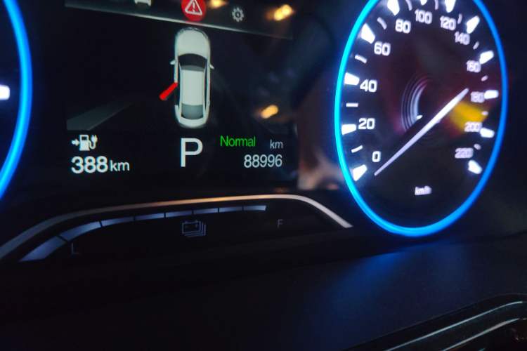 Used AION S 2020 Meizu 580 Pio Odometer Close Up