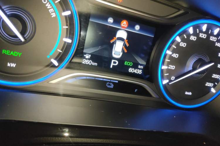 Used AION S 2020 Meizu 580 Pio Odometer Close Up