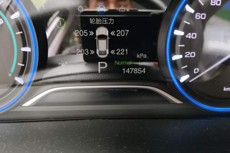 Used AION S 2020 Meizu 580 Odometer Close Up