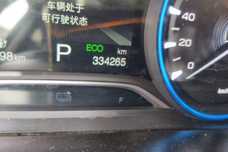 Used AION S 2020 Meizu 580 Odometer Close Up