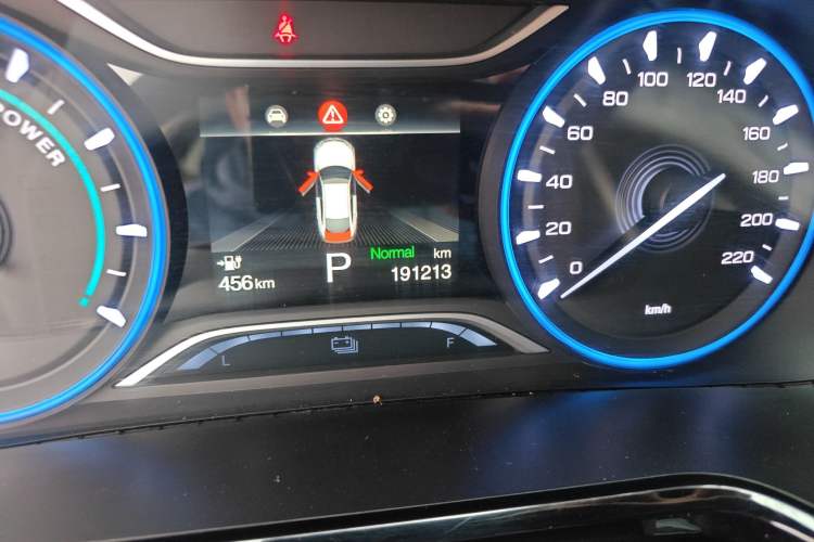 Used AION S 2020 Meizu 580 Travel Standard Edition Odometer Close Up
