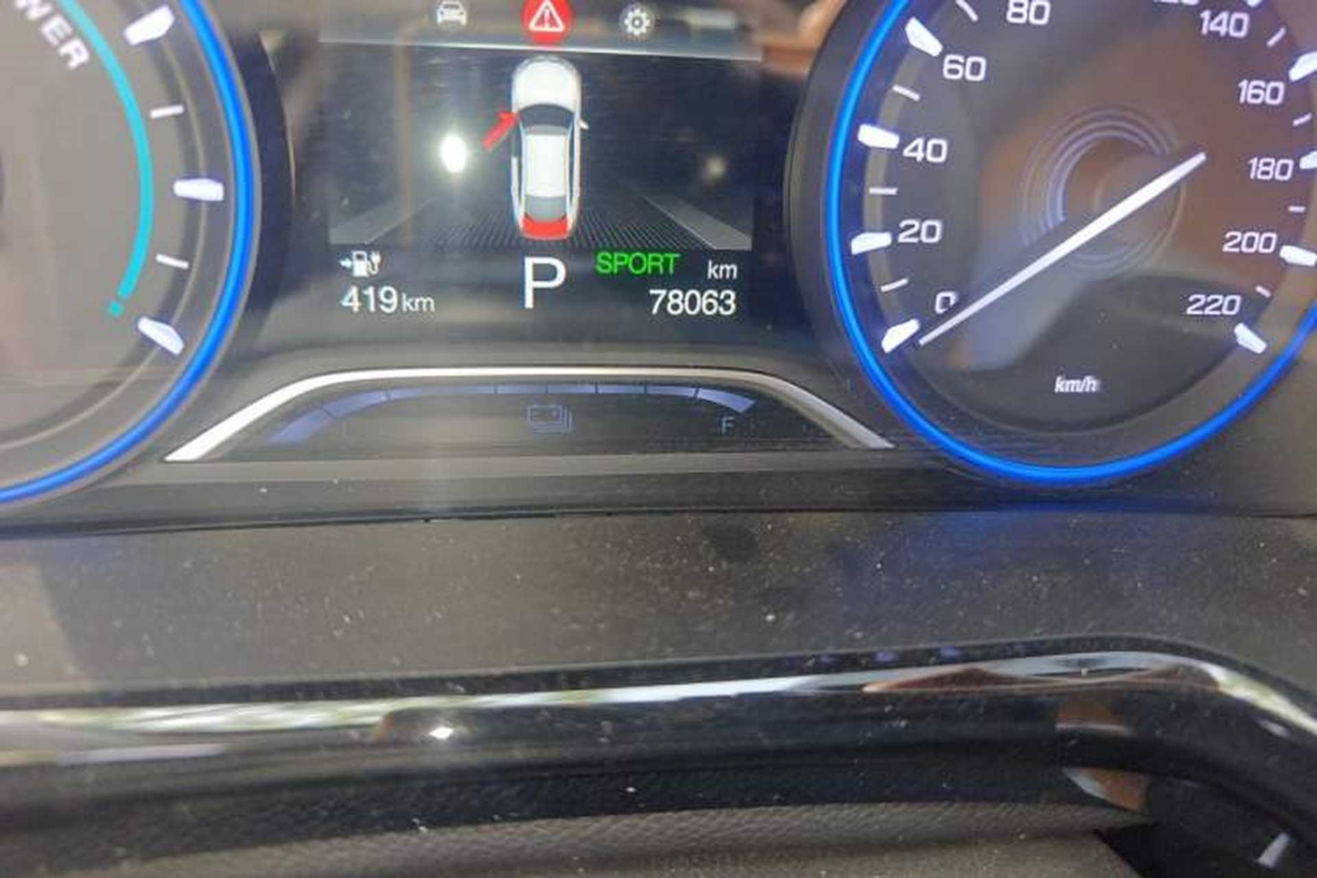 Used AION S 2020 Meizu 580 Odometer Close Up