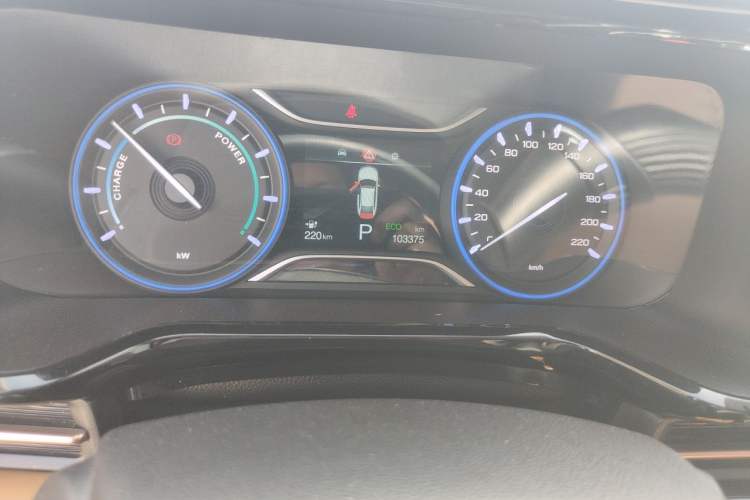 Used AION S 2020 Meizu 580 Travel Standard Edition Odometer Close Up