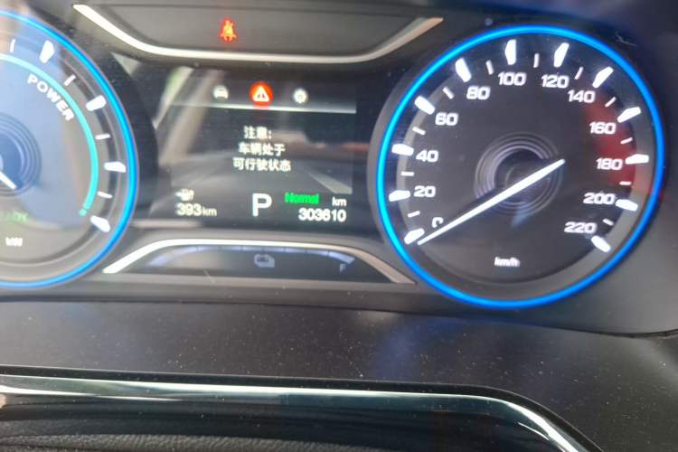 Used AION S 2020 Meizu 580 Odometer Close Up