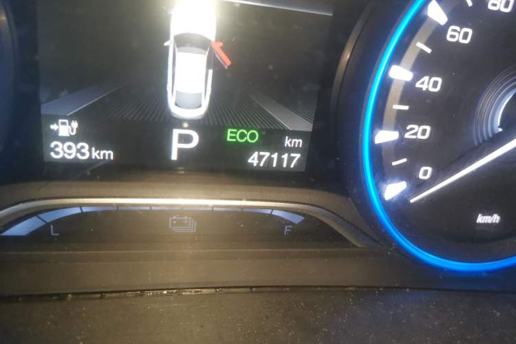 Used AION S 2020 Xuan 580 Odometer Close Up