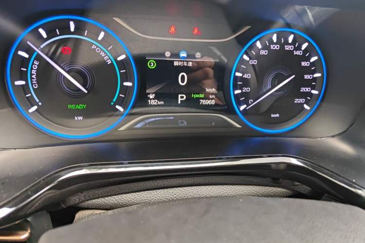 Used AION S 2020 Meizu 580 Odometer Close Up