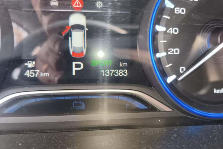 Used AION S 2020 Meizu 580 Odometer Close Up