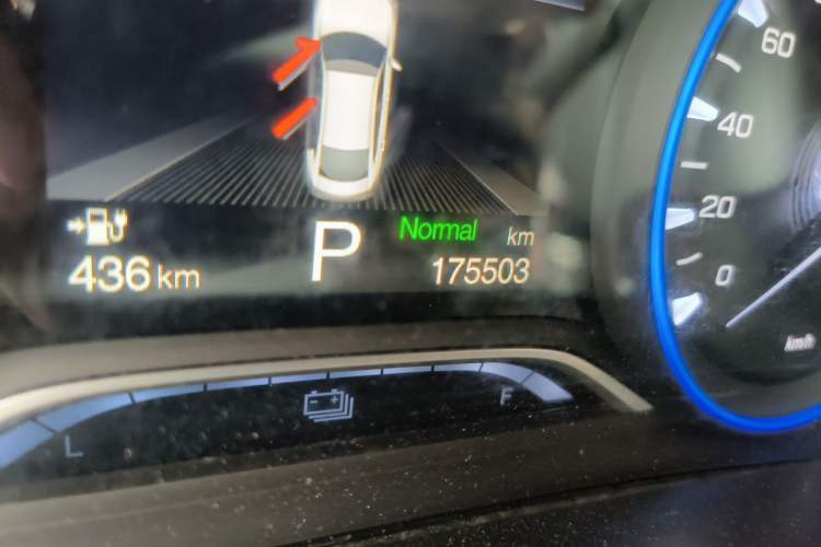 Used AION S 2022 Meizu 580 Pio Odometer Close Up