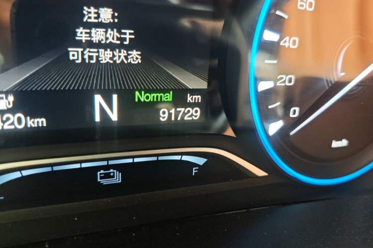 Used AION S 2022 Meizu 580 Odometer Close Up