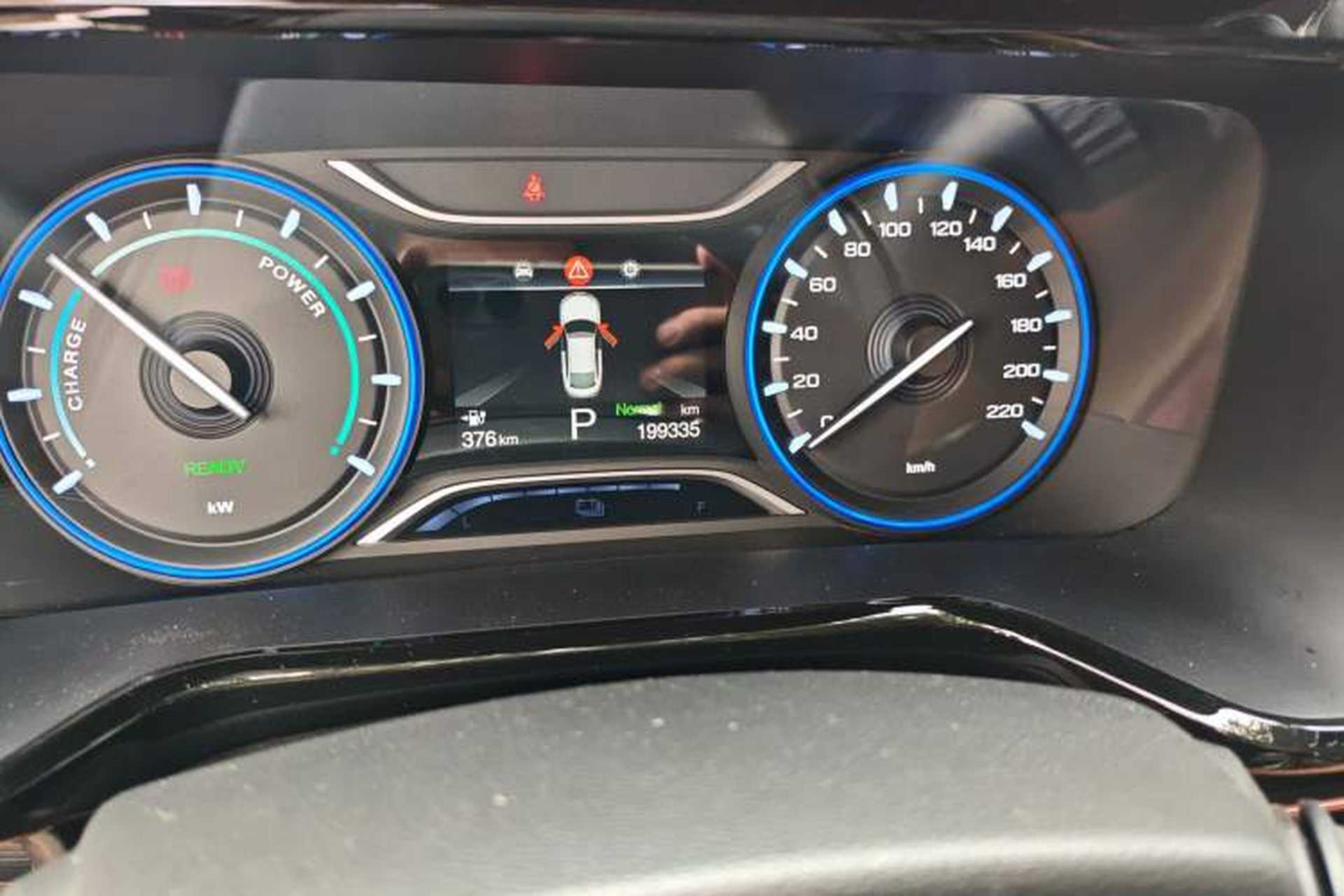 Used AION S 2022 Meizu 580 Odometer Close Up