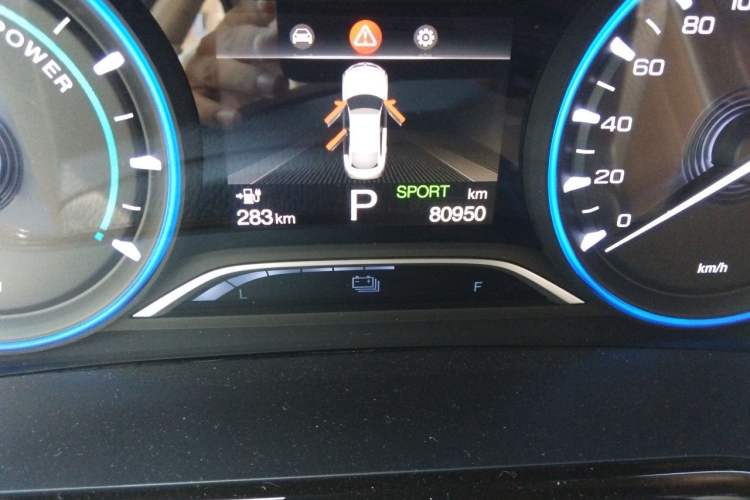 Used AION S 2022 Meizu 580 Odometer Close Up