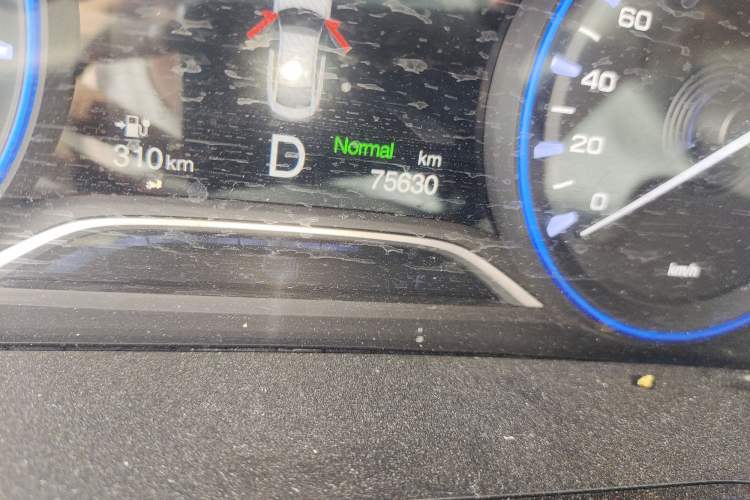 Used AION S 2022 Meizu 580 Odometer Close Up