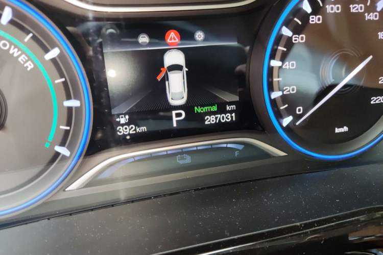 Used AION S 2022 Meizu 580 Odometer Close Up