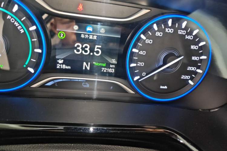 Used AION S 2022 Meizu 580 Odometer Close Up