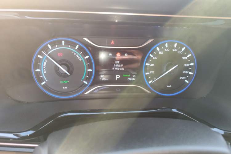 Used AION S 2022 Meizu 580 Pio Odometer Close Up