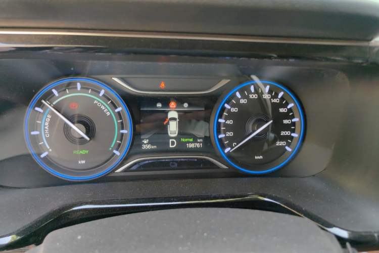 Used AION S 2022 Meizu 580 Odometer Close Up
