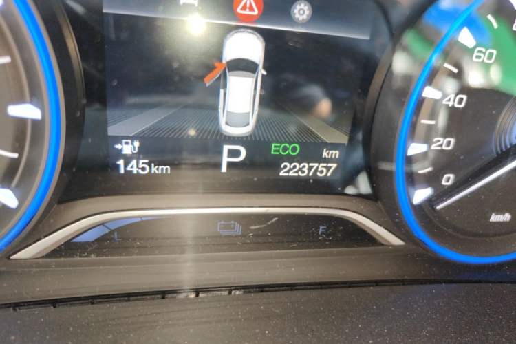 Used AION S 2022 Meizu 580 Odometer Close Up