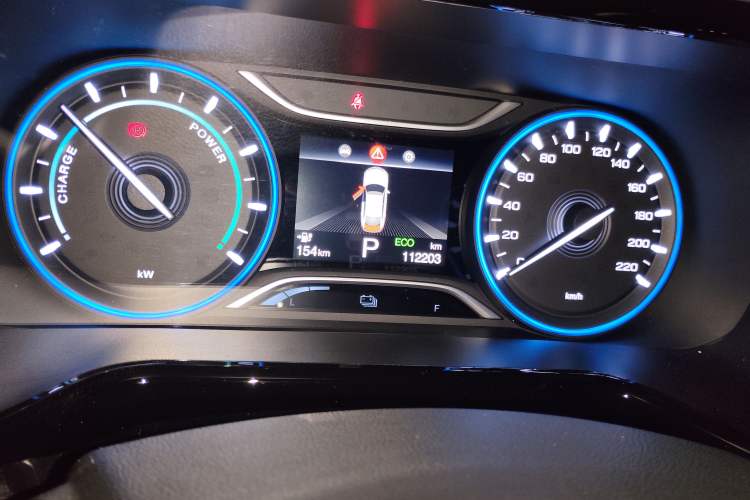 Used AION S 2022 Meizu 580 Pio Odometer Close Up