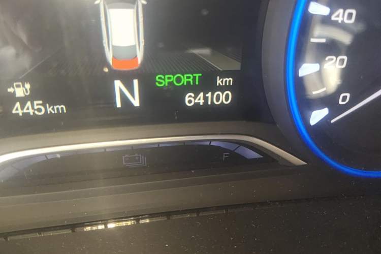 Used AION S 2022 Xuan 580 Pio 60kWh Odometer Close Up