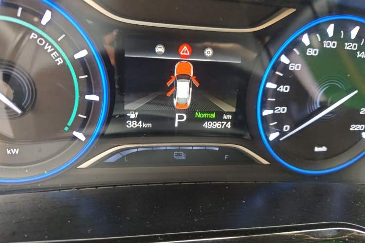 Used AION S 2022 Meizu 580 Odometer Close Up