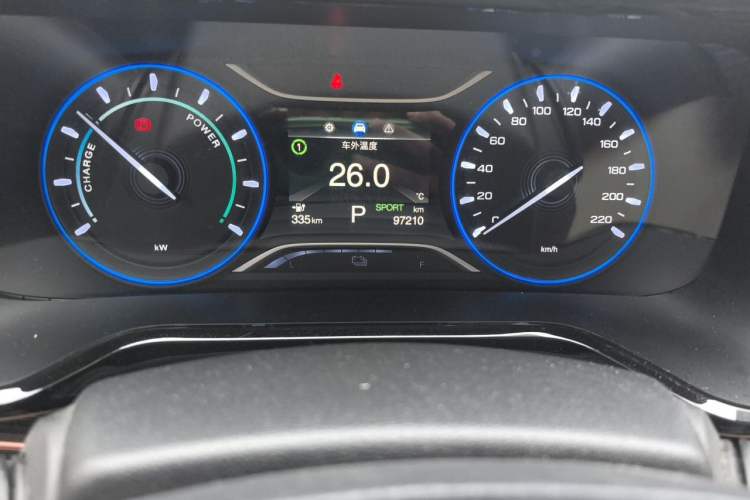 Used AION S 2022 Meizu 580 Odometer Close Up