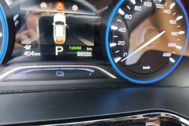 Used AION S 2022 Meizu 580 Pio Odometer Close Up
