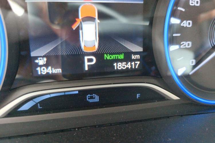 Used AION S 2022 Meizu 580 Odometer Close Up