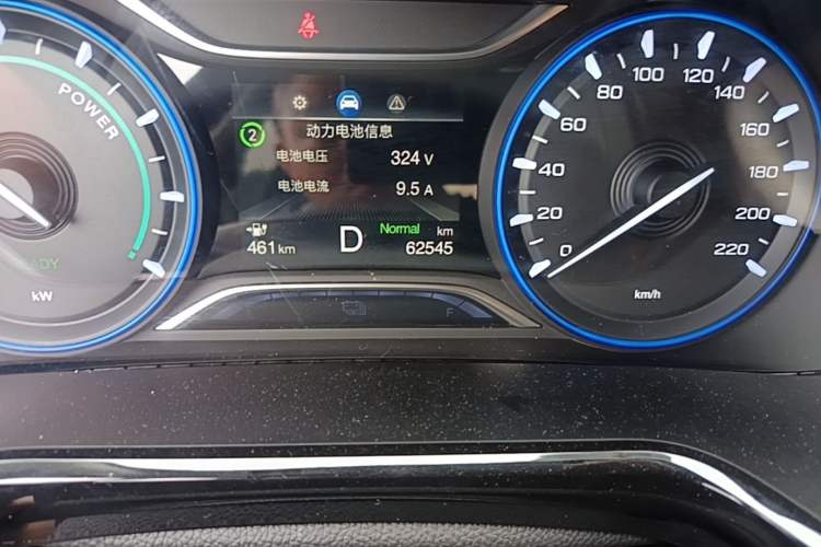 Used AION S 2023 Meizu 580 Lithium Iron Phosphate Odometer Close Up
