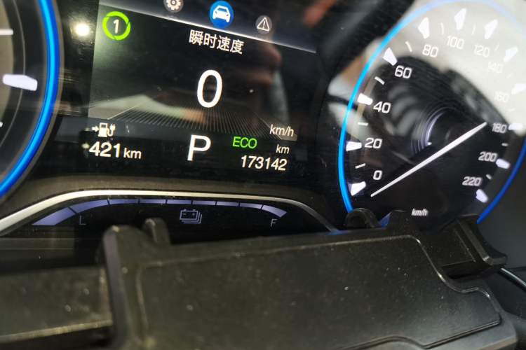 Used AION S 2023 Meizu 580 Lithium Iron Phosphate Odometer Close Up