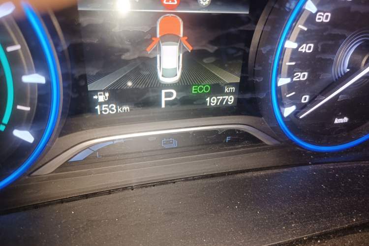 Used AION S 2023 Meizu 580 Lithium Iron Phosphate Odometer Close Up