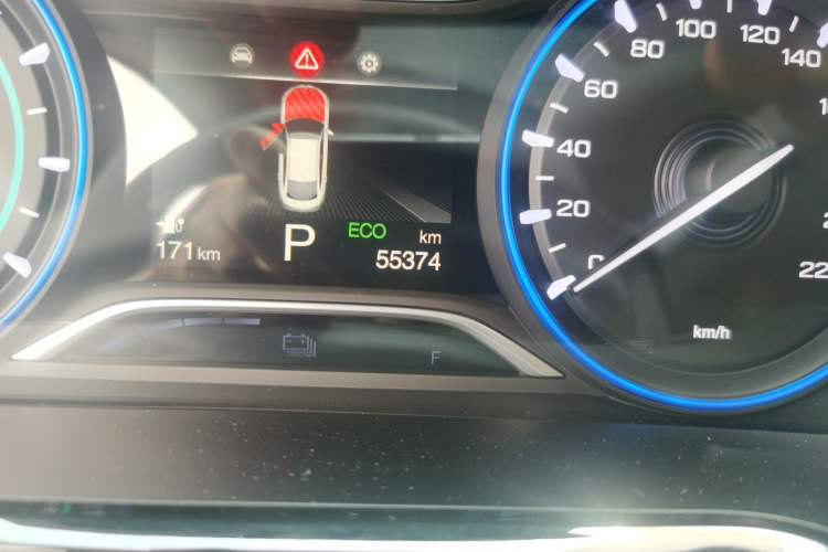 Used AION S  Odometer Close Up