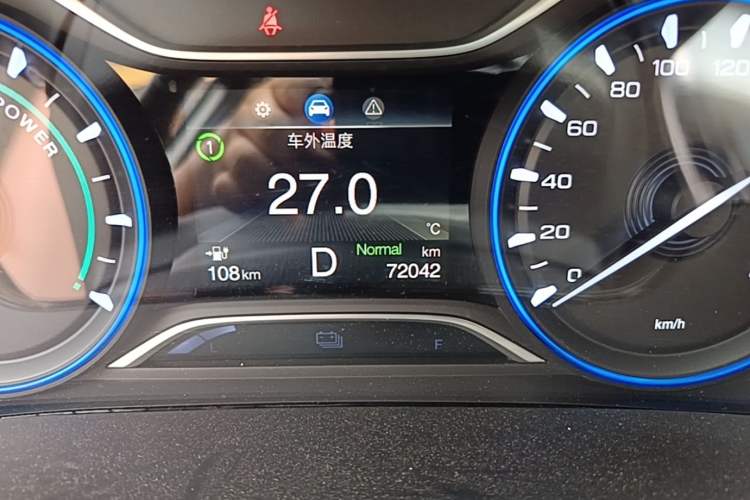 Used AION S 2023 Meizu 580 Lithium Iron Phosphate Odometer Close Up