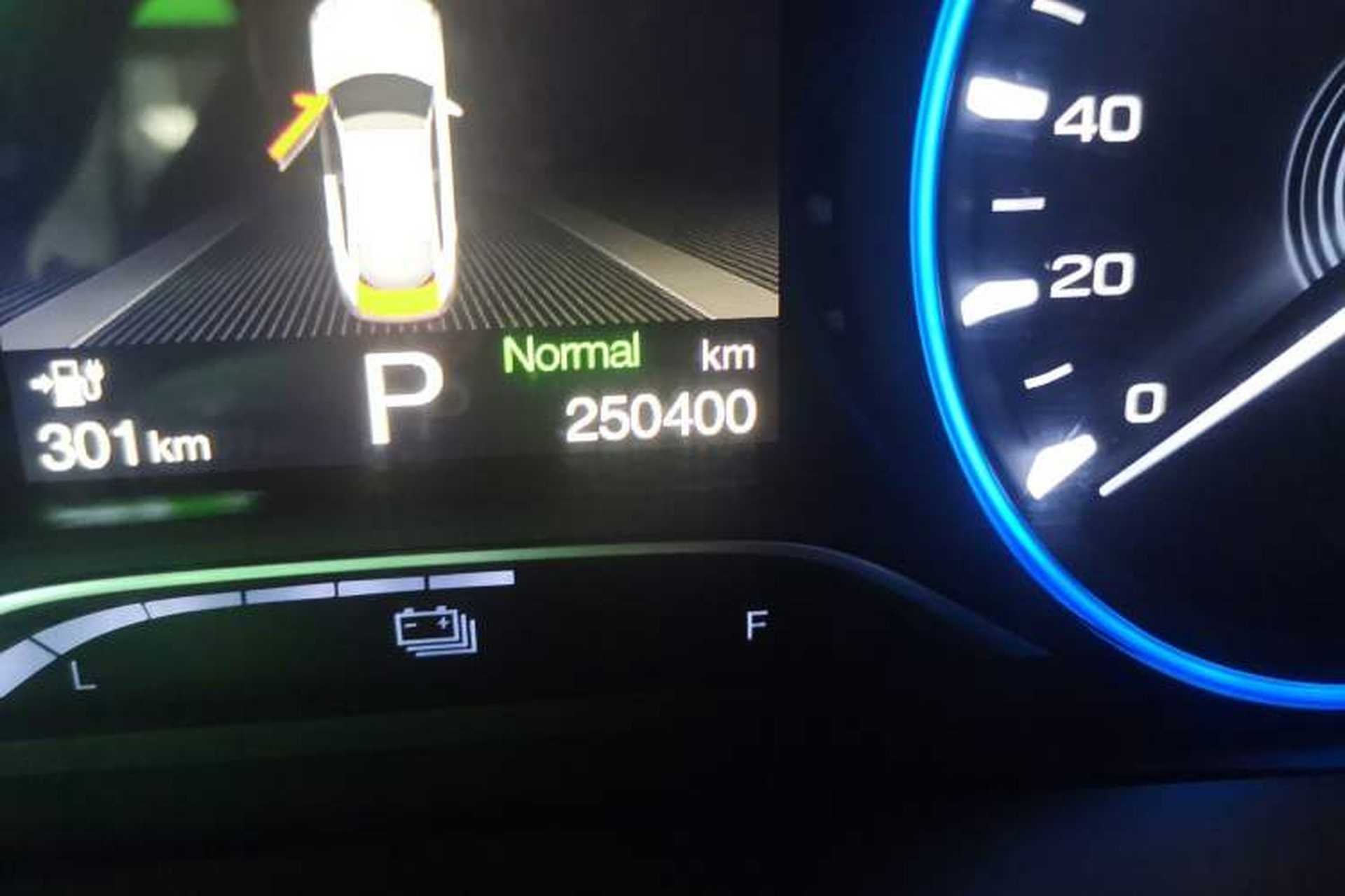 Used AION S 2023 Meizu 580 Lithium Iron Phosphate Odometer Close Up