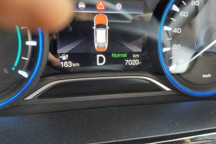 Used AION S  Odometer Close Up